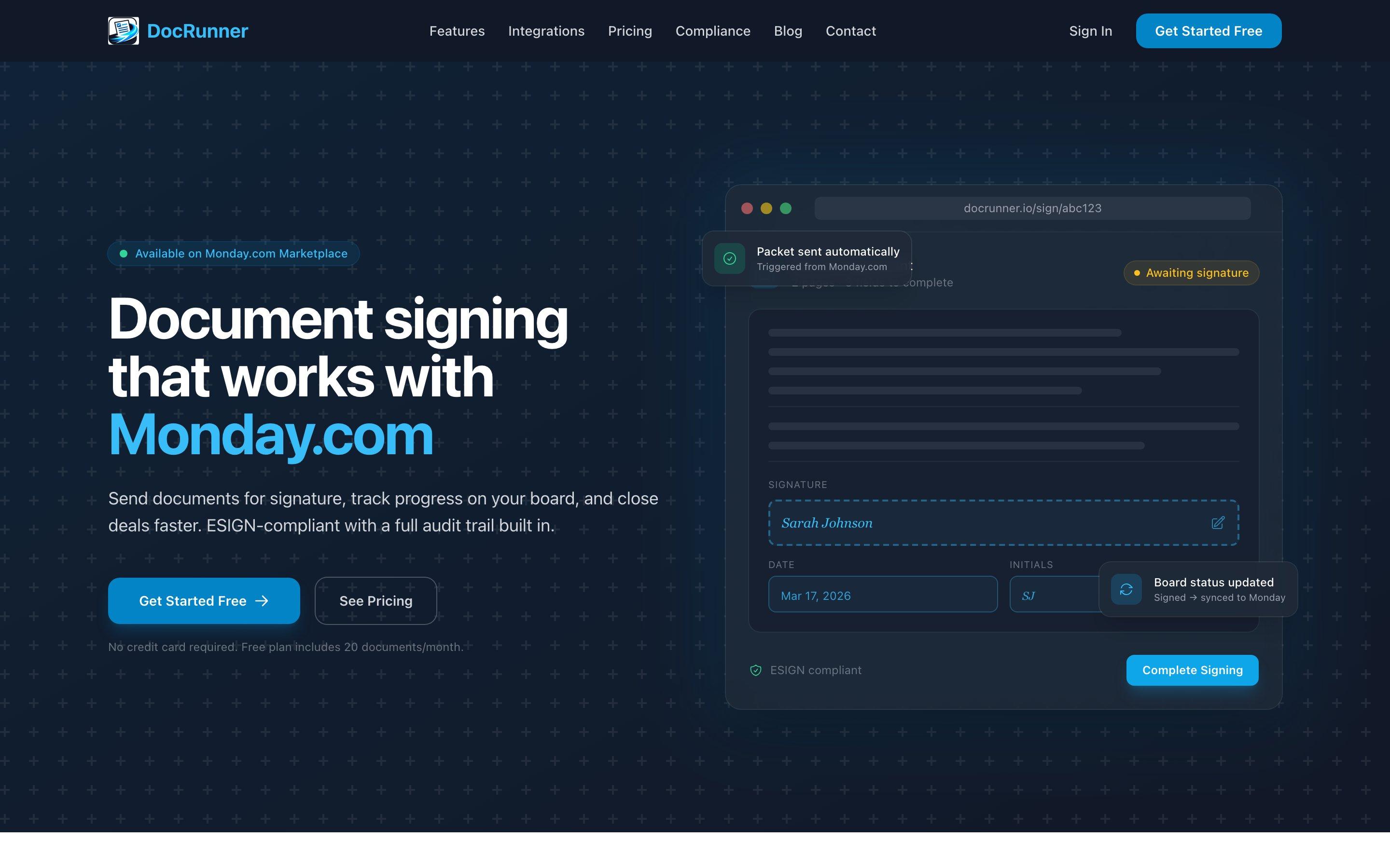 DocRunner, built by LaunchEngine
