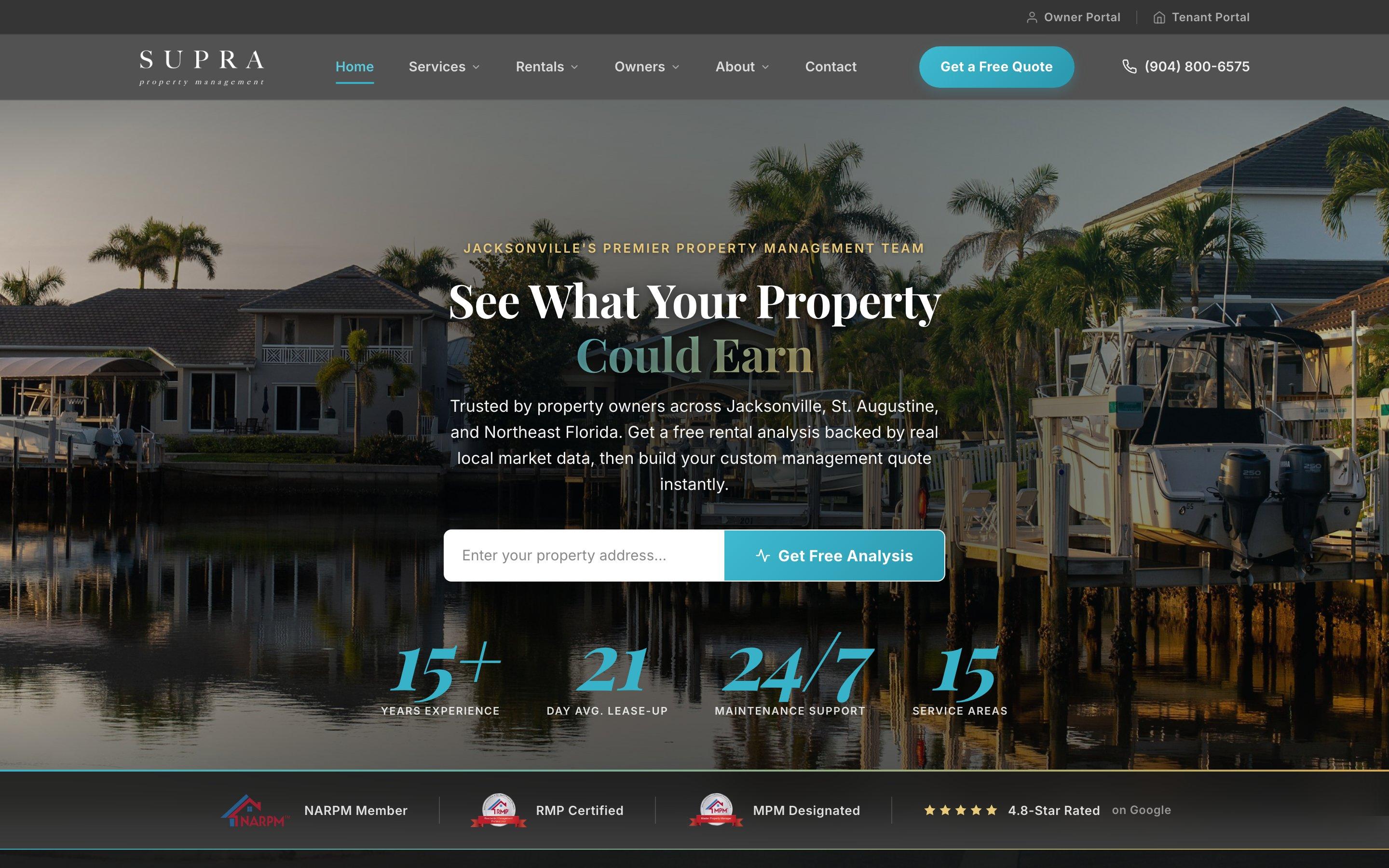 Example PM company website